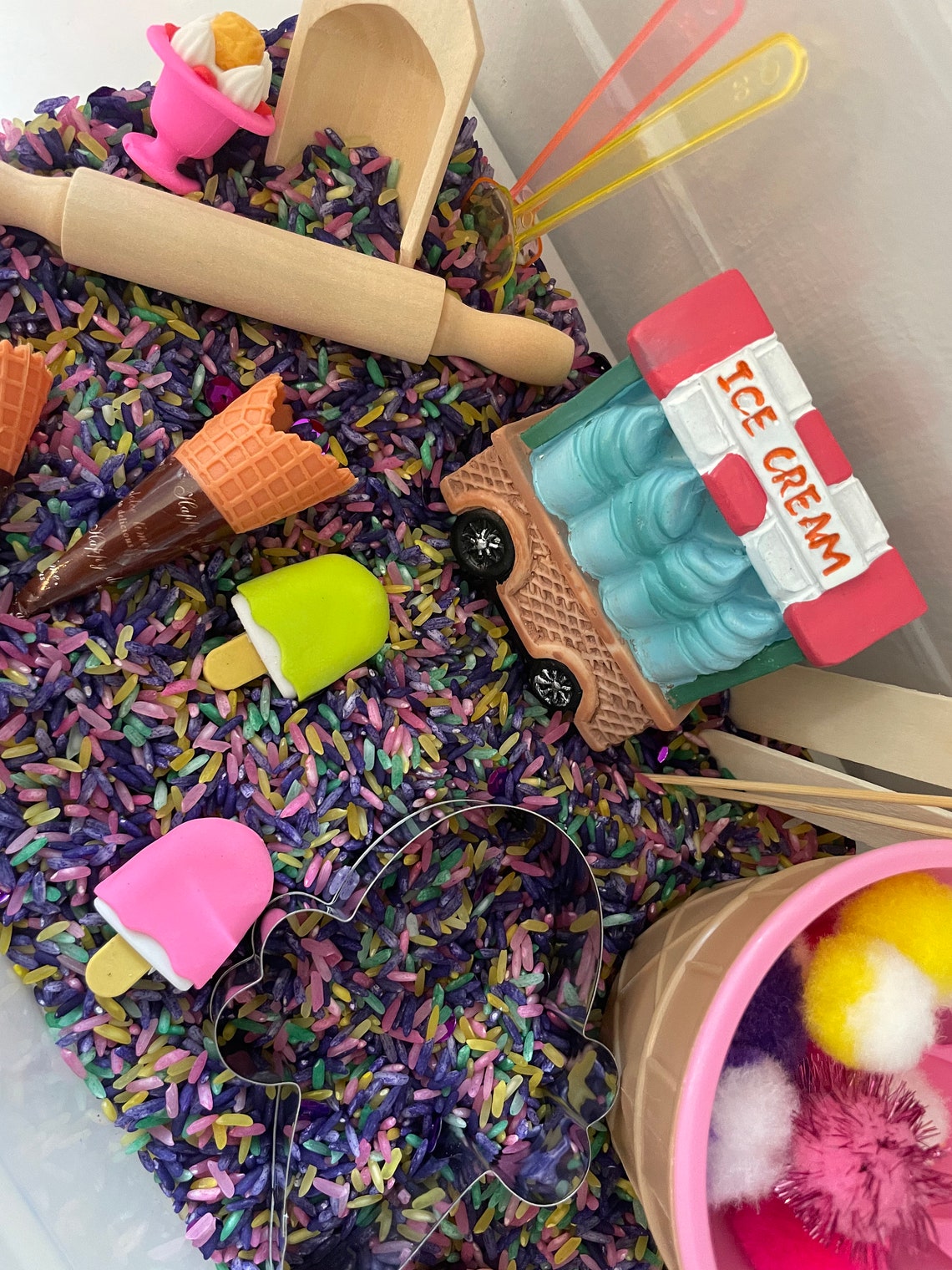 Ice Cream Sensory Bin Ice Cream Sensory Kit Summer Sensory | Etsy