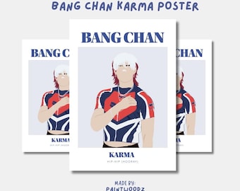 Bang Chan Stray Kids Karma Poster – High Quality A4 K-Pop Art Print | Limited Edition