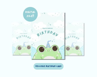 Cute Magical Birthday Card - Digital