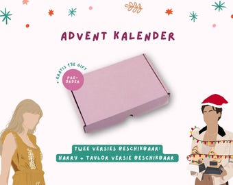 Highland Cow Kalender met Luiken - 24 Dagen Countdown Kalender Met