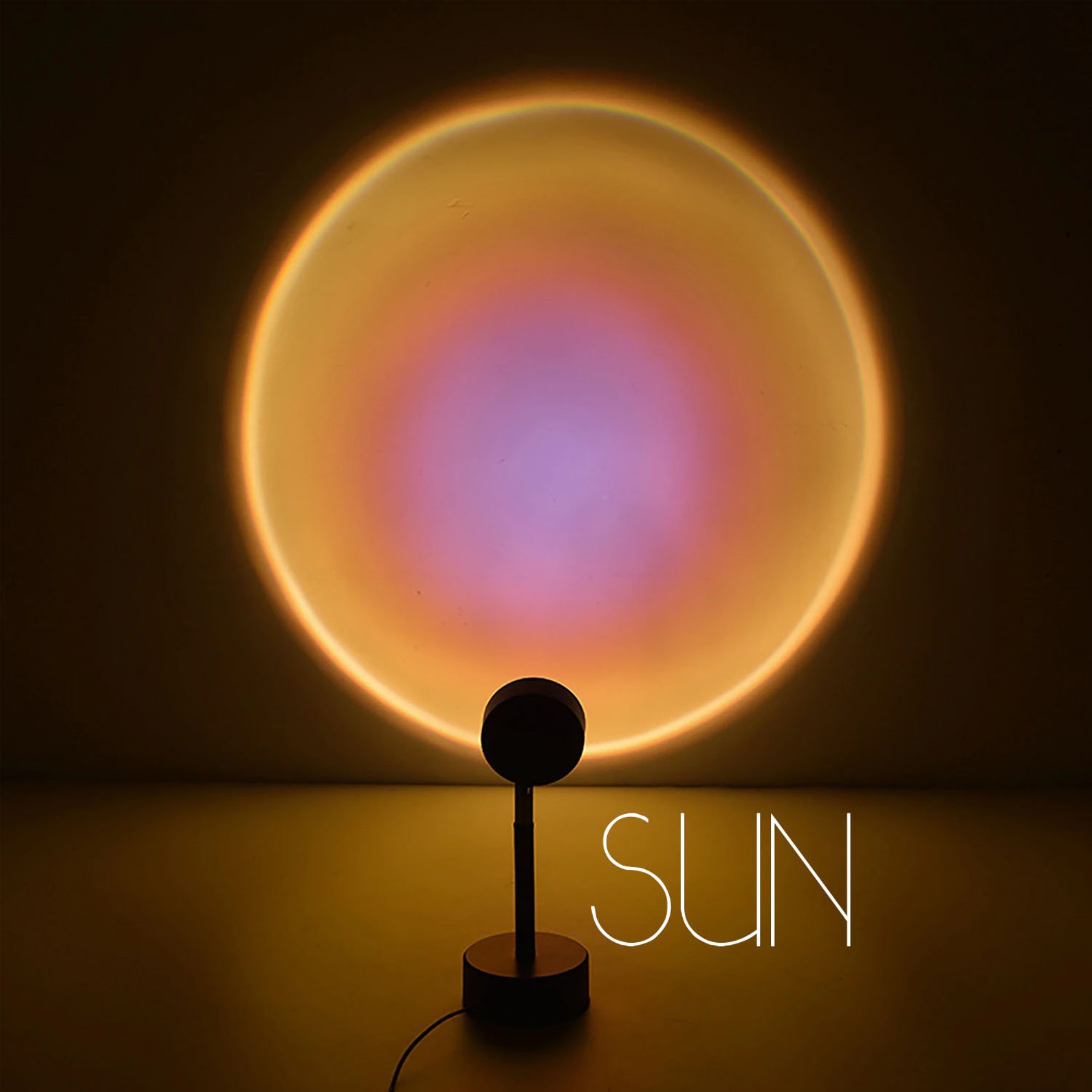 Sunset Lamp Sunset Rainbow Projection Lamp180 Degree Etsy