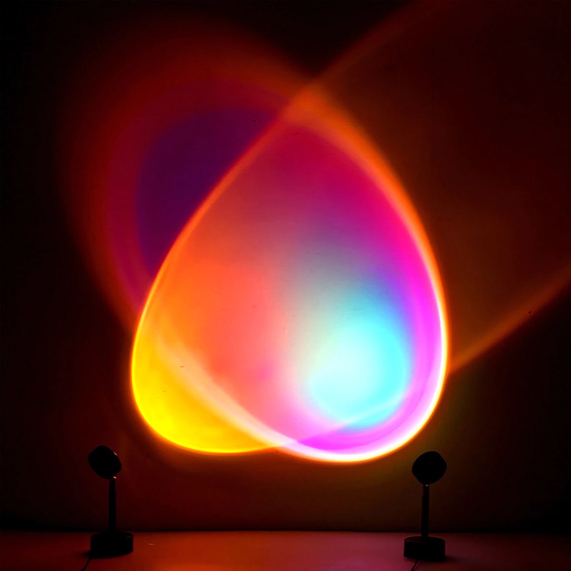 Sunset Lamp Sunset Rainbow Projection Lamp180 Degree Etsy