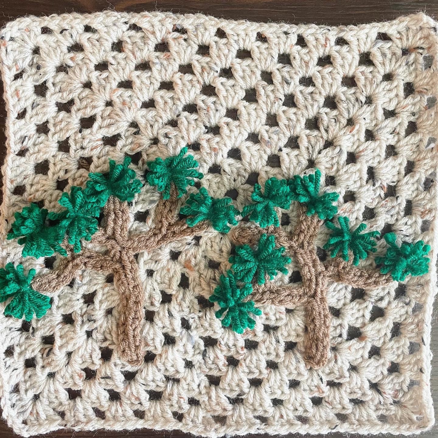 20 National Park Crochet Patterns to Bring America’s Landscapes Home 18 Joshua Tree applique crochet pattern