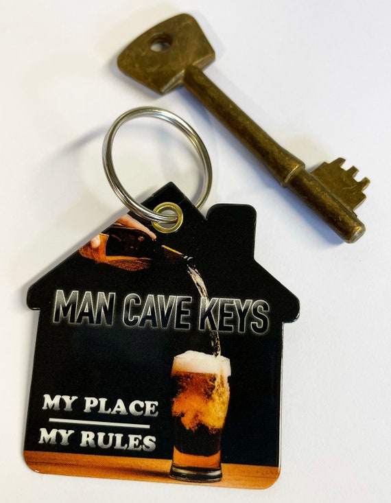 Keys to the Man Cave Keyring 