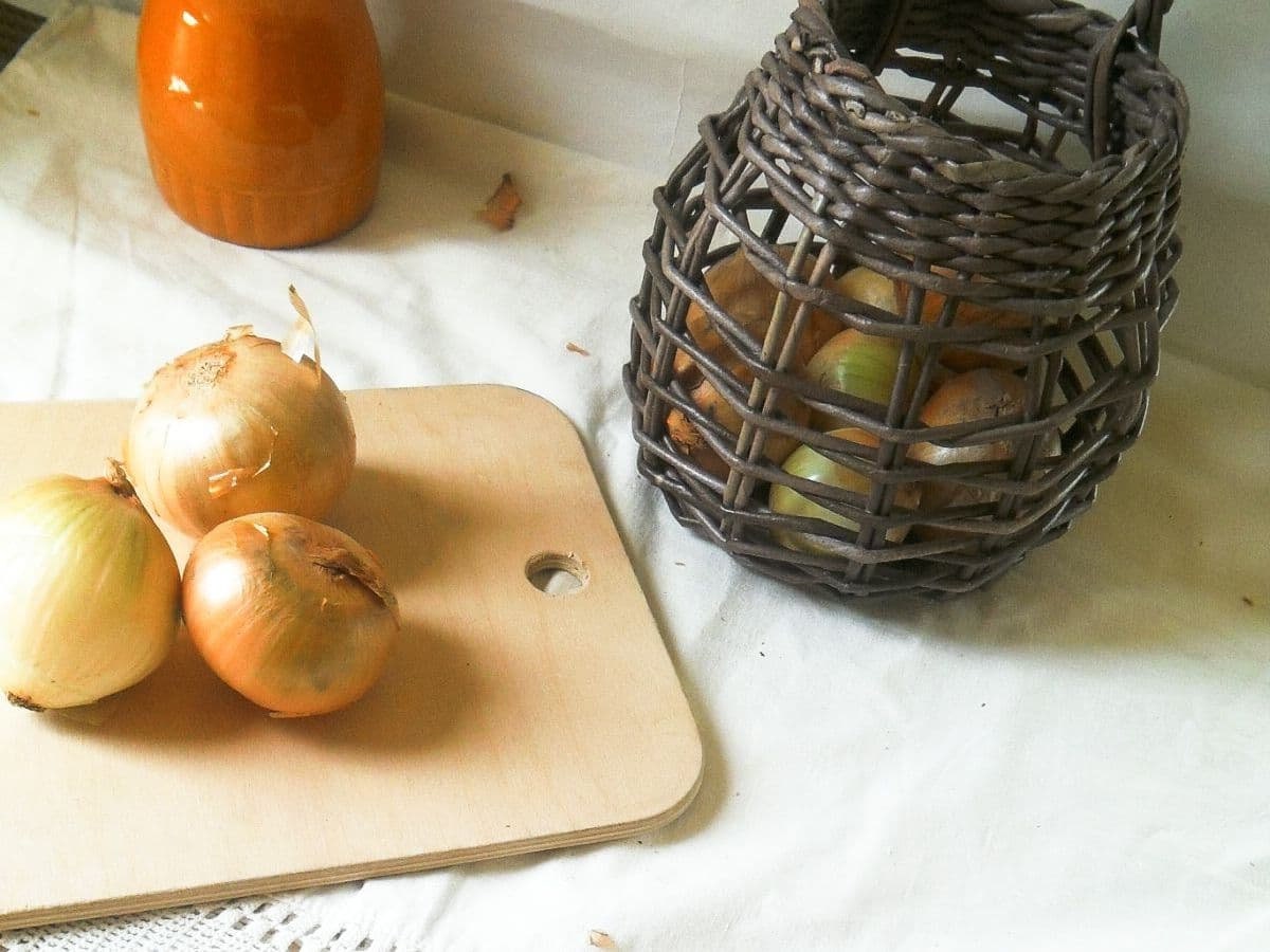 Lagerung von Knoblauch Aufbewahrung von Zwiebeln in der Etsy