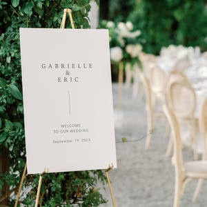 Tableau di benvenuto matrimonio - Segnaletica per ricevimento di nozze - Tableau di benvenuto in forex - Wedding welcome sign