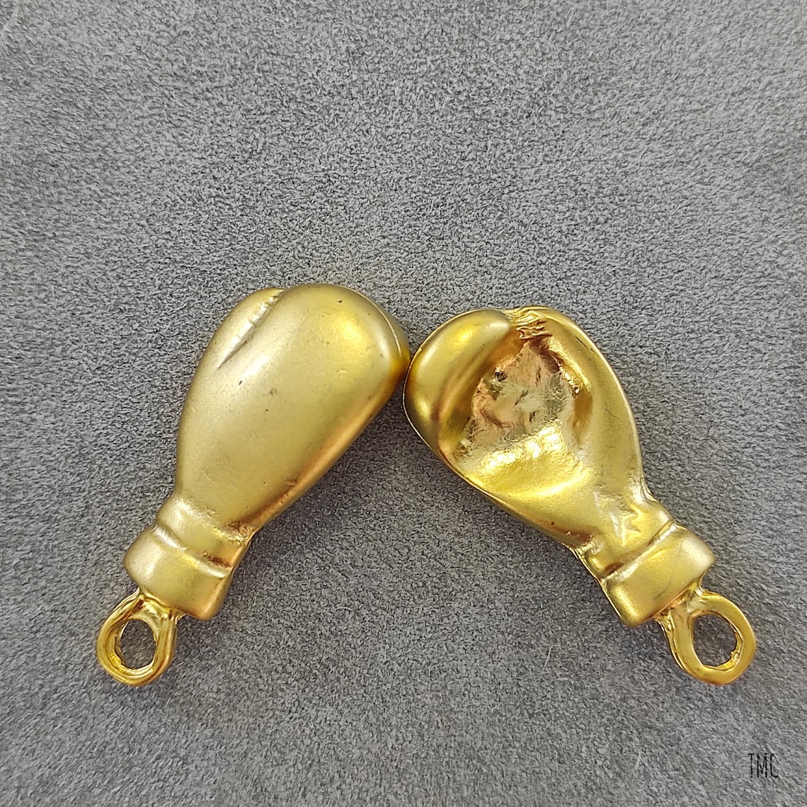 Gold Plated Boxing Gloves Charms Box Gloves Pendant Sport Etsy