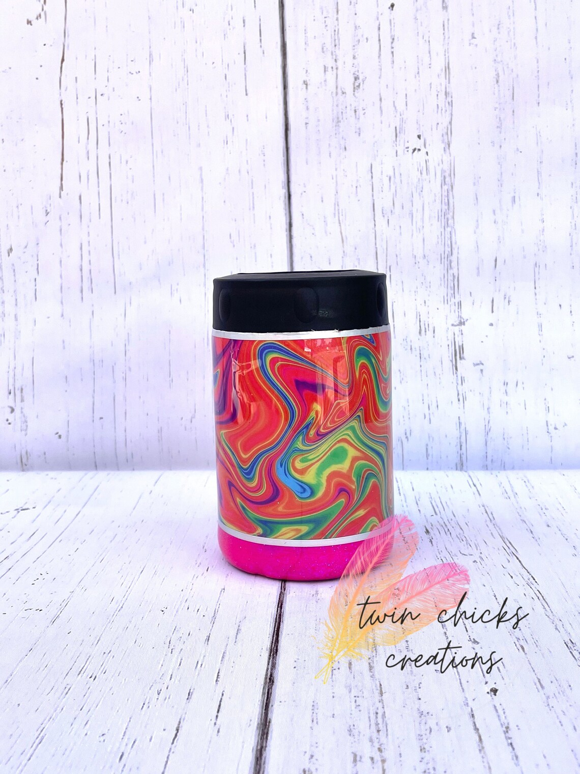 Tie Dye Koozie Can Cooler 12 oz Coozie Hot Girl Summer Etsy