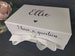 Deep personalised bridesmaid / maid of honour Proposal Gift Box with ribbon and magnetic clasp 