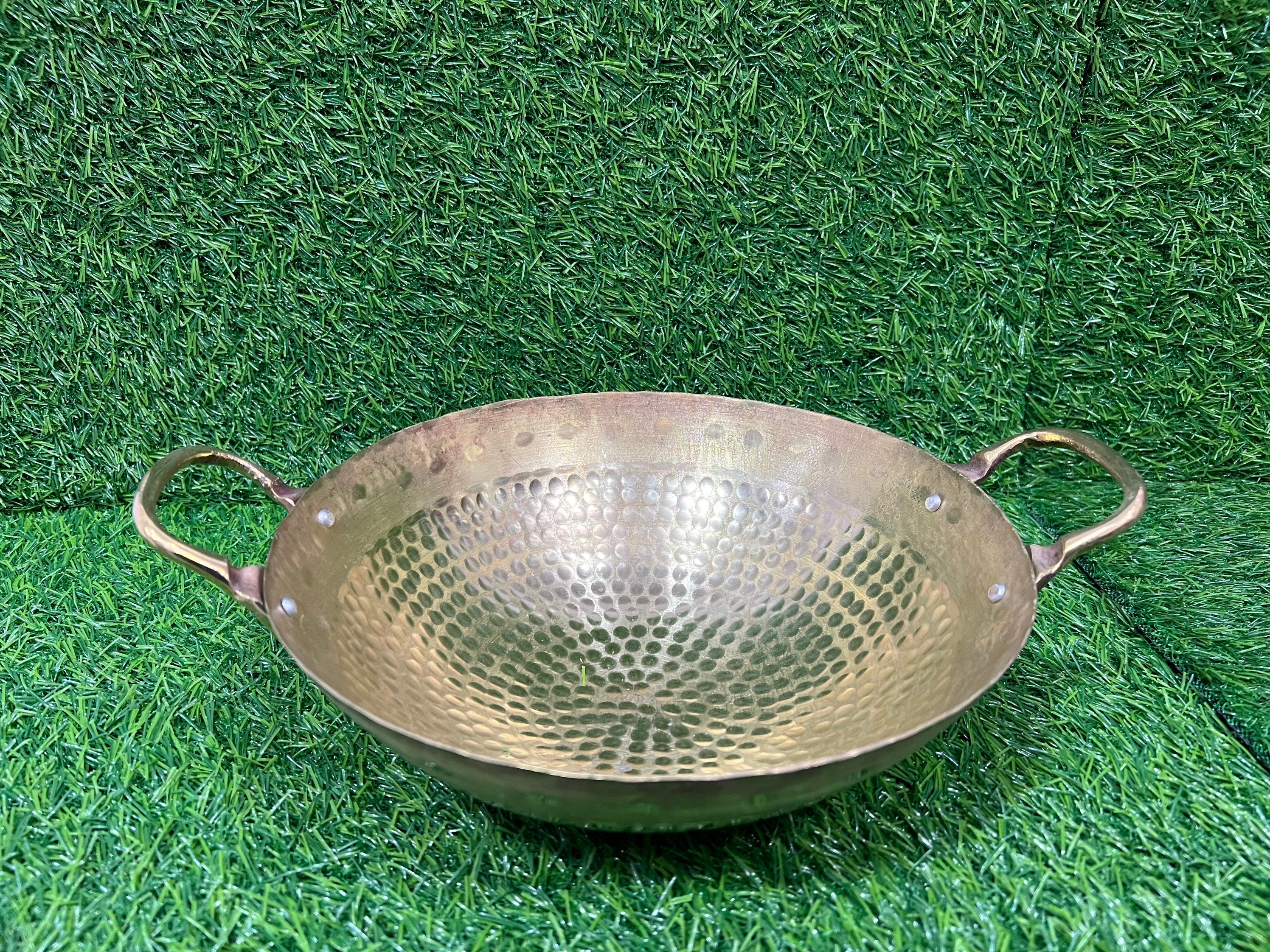 Iron KADAI, Handmade Traditional COOKWARE MATHAR KADHAI Diameter