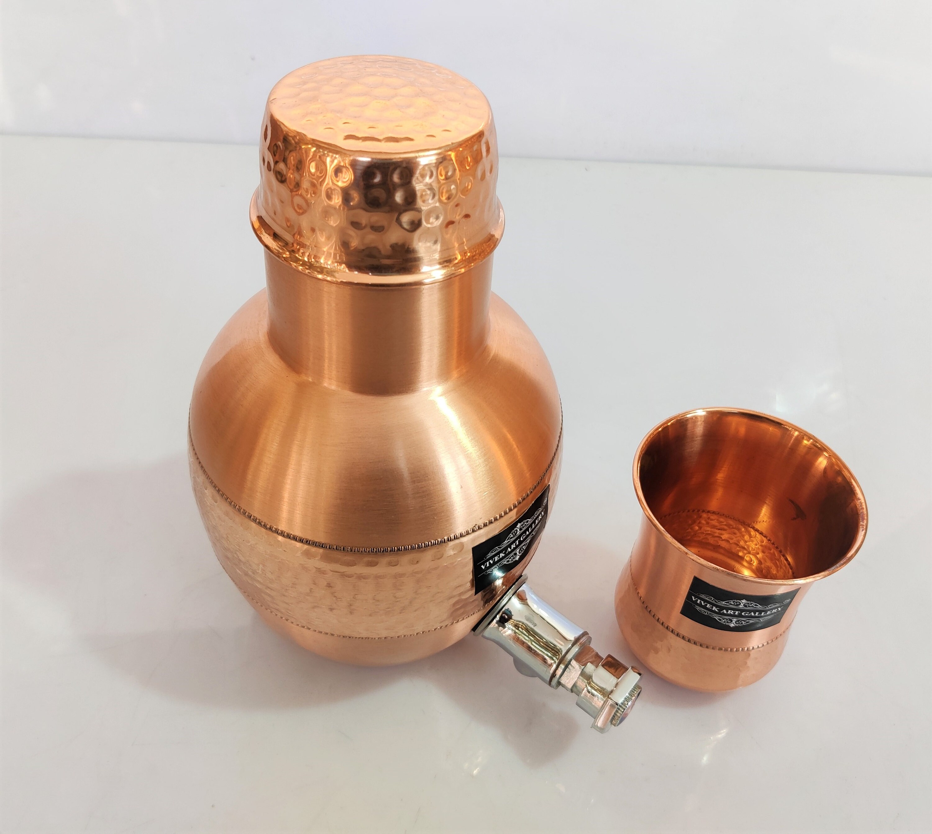 Handmade Pure 100 Copper Designer Dispenser Water Pot 1500 Etsy UK
