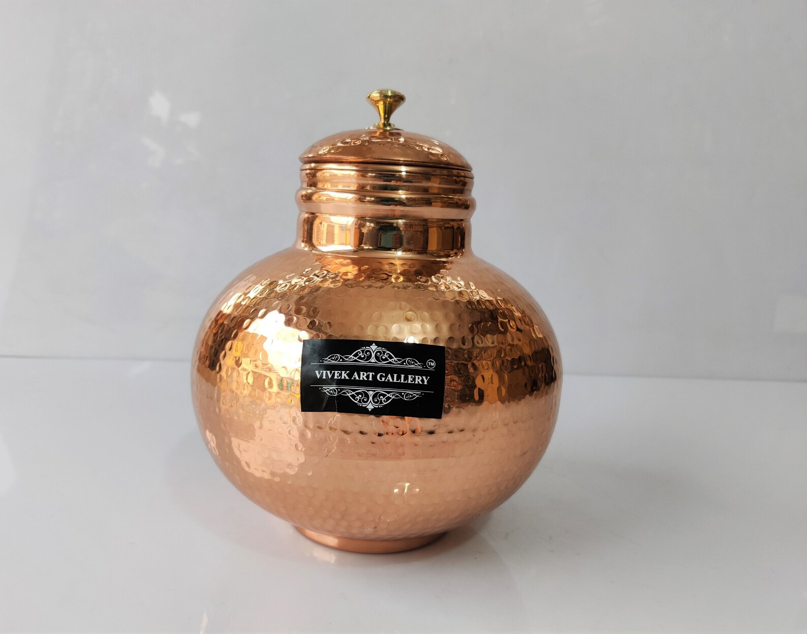 Handmade Hammered Pure 100 Copper Water Pot 6 Liter Etsy