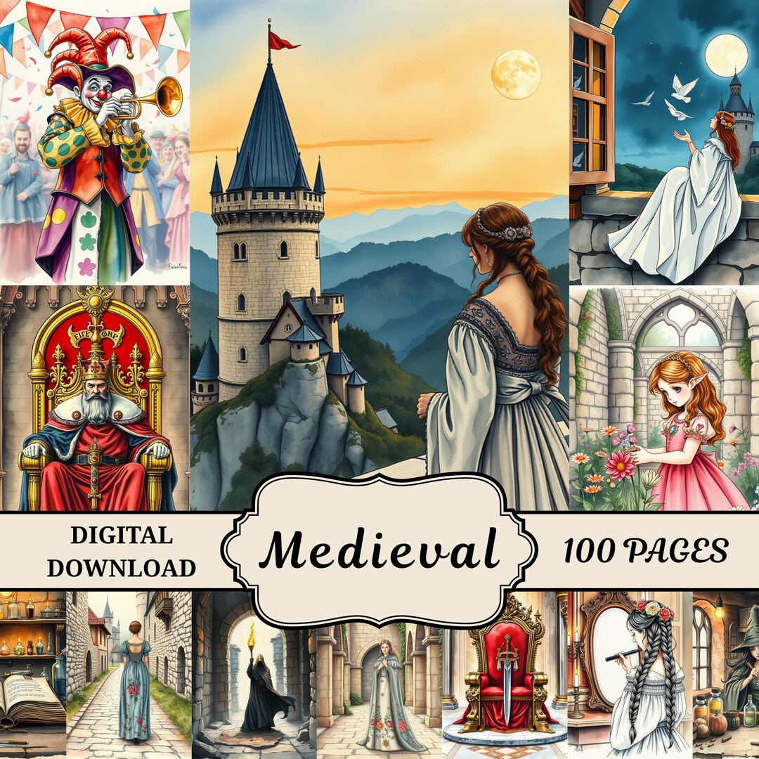 Medieval Junk Journal, Vintage Art, Paper Crafts, Knight, Junk Journal ...