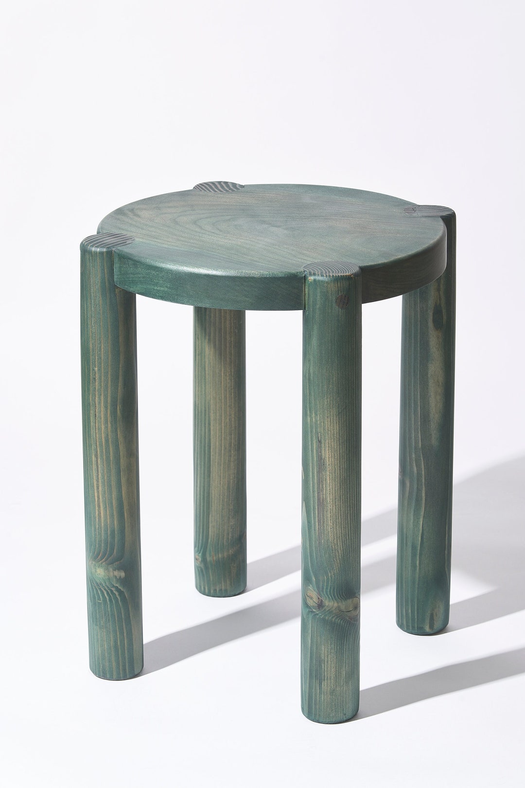 Modern Wood Side Table hunter, Wood Stool, Wood Plantstand, Contemporary Stool, Contemporary