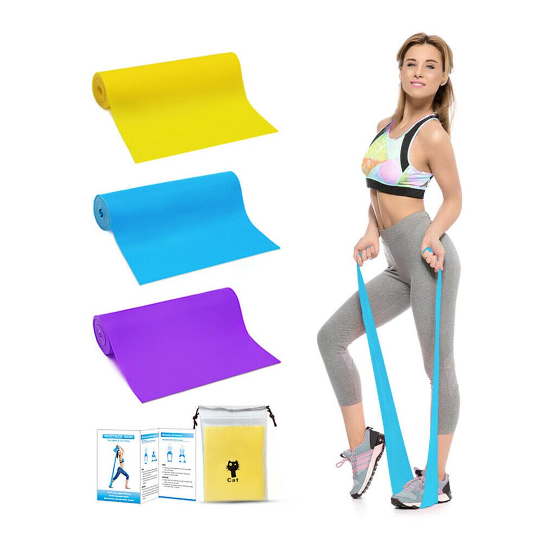 Theraband Resistance Bands Set Professional Nonlatex Elastic Etsy