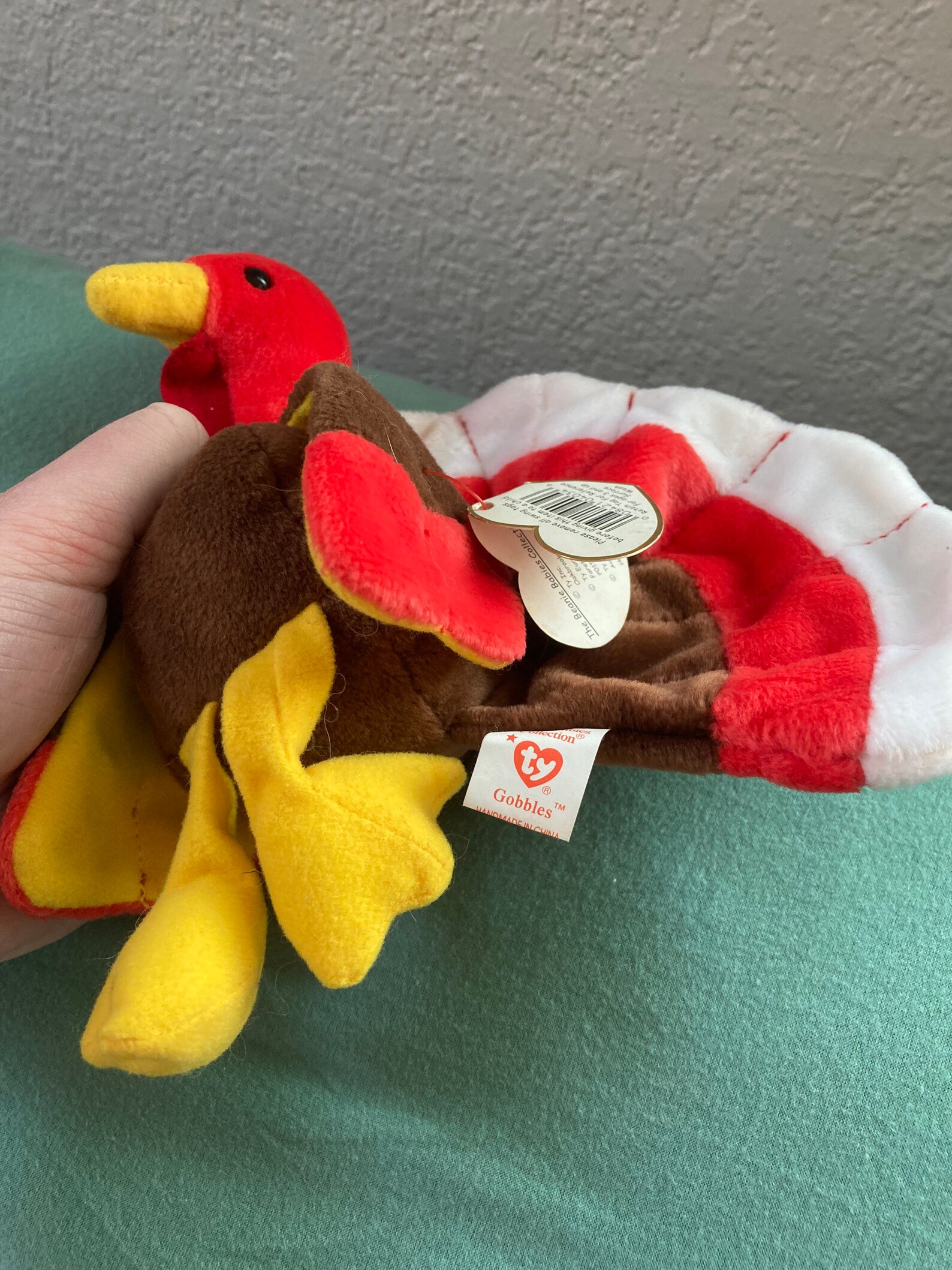 Rare Beanie baby gobbles Etsy