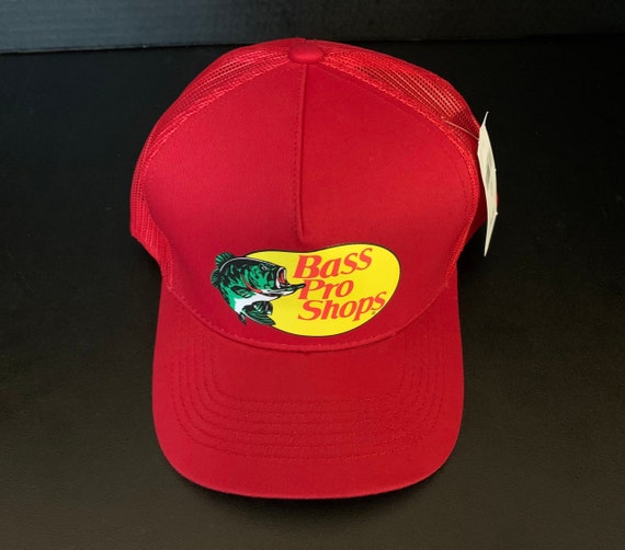Buy Brand New Bass Pro Shops Mesh Trucker Hat RED Ships Within 24 Hours  Online in India 