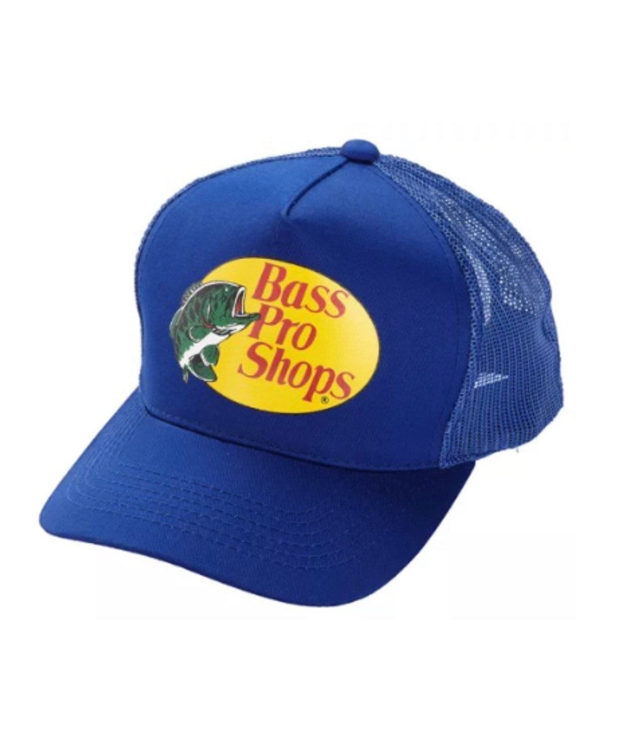 Brand New Bass Pro Shops Mesh Trucker Hat ROYAL BLUE Ships Within