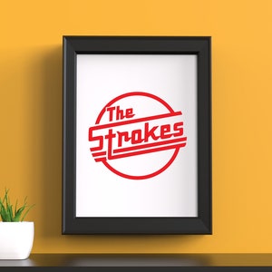 Strokes Logo Print | Wall Art | A4 | A3 | Artwork