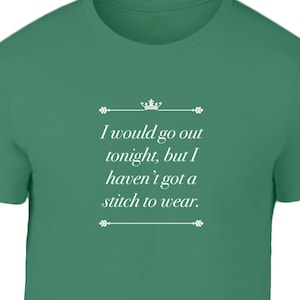 The Smiths Shirt | I Would Go Out Tonight T Shirt | Smiths TShirt | Morrissey | This Charming Man | Lyrics | Unisex | Gift Music Lovers