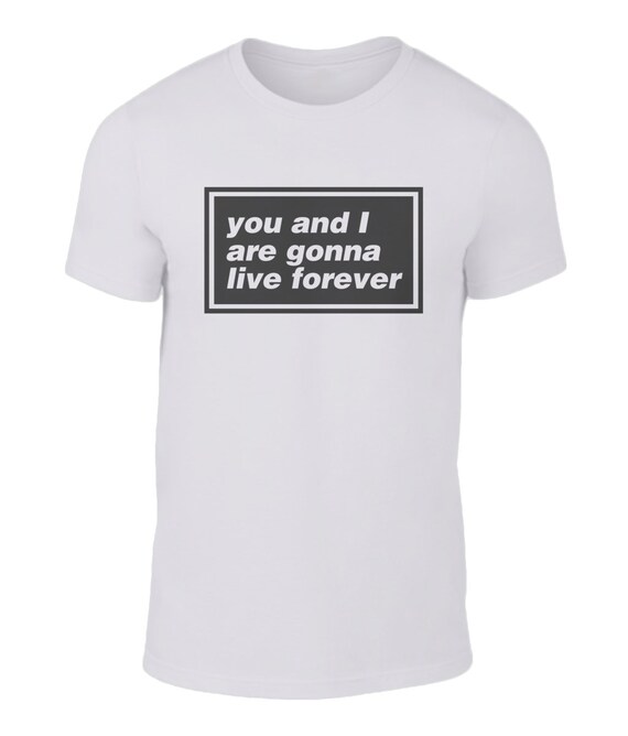 Oasis Shirt | Live Forever T Shirt | Oasis Tshirt | Liam Gallagher