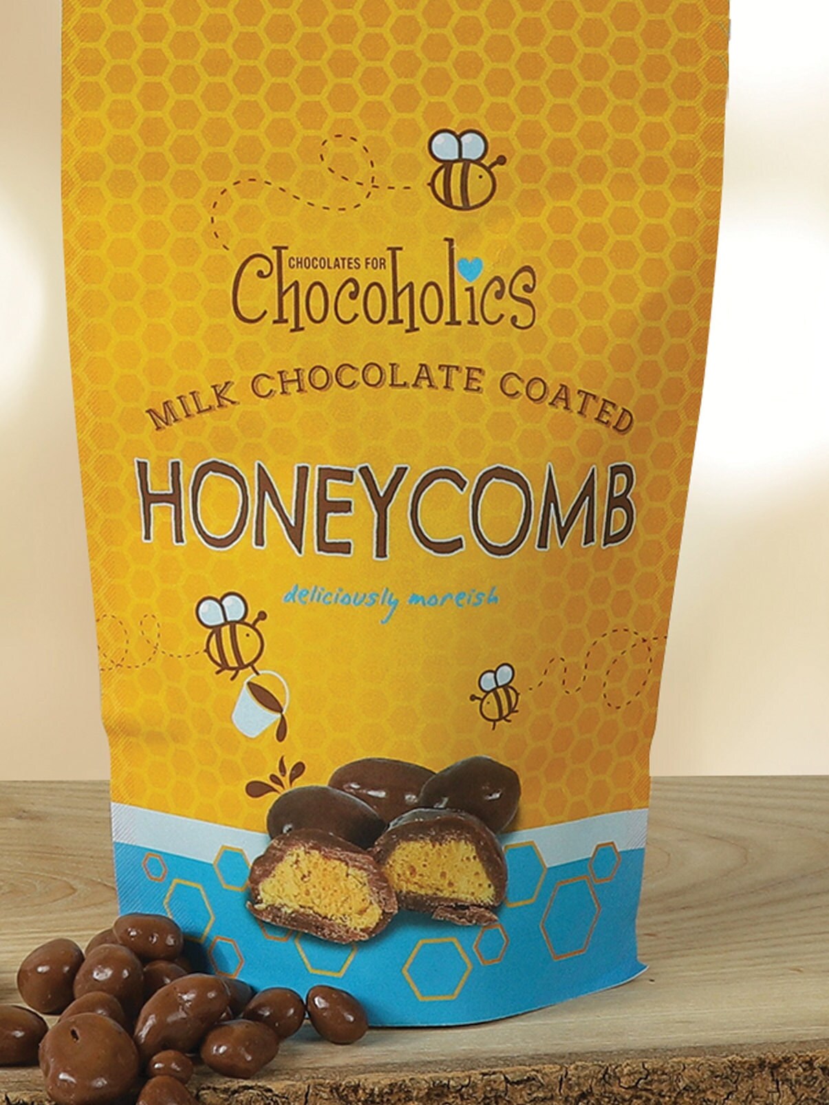 Milk Chocolate A Pouch of Pieces Covered Etsy UK