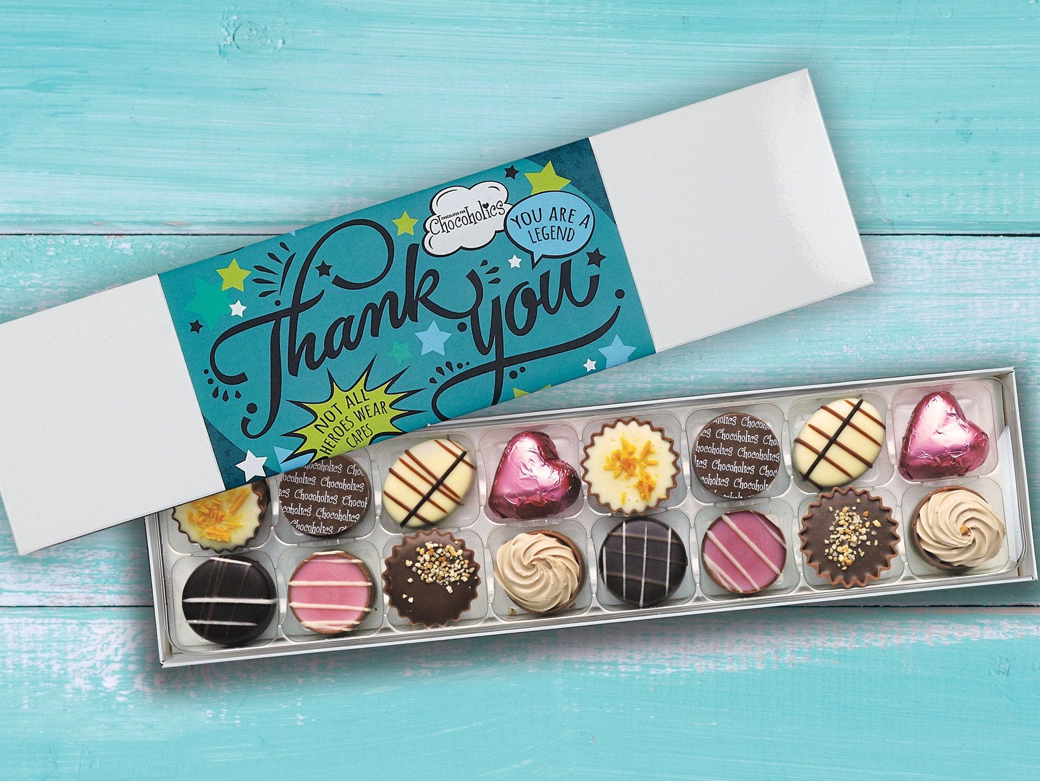 16 Luxury Chocolate Box Thank you 8372 Etsy