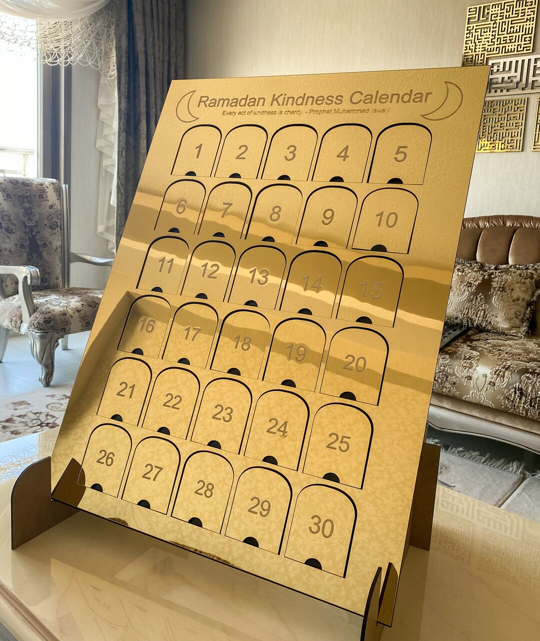 Ramadan Kindness Calendar for Tables, Kindness for Every Single Day