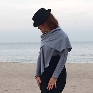 annamur organic cotton winter scarf cozy warm unisex scarf