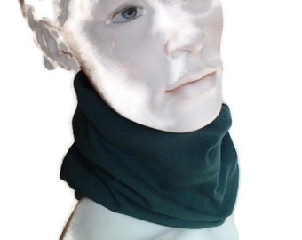 Organic cotton tube scarf multifunctional neck warmer bandana loop neckerchief soft extra long warm unisex