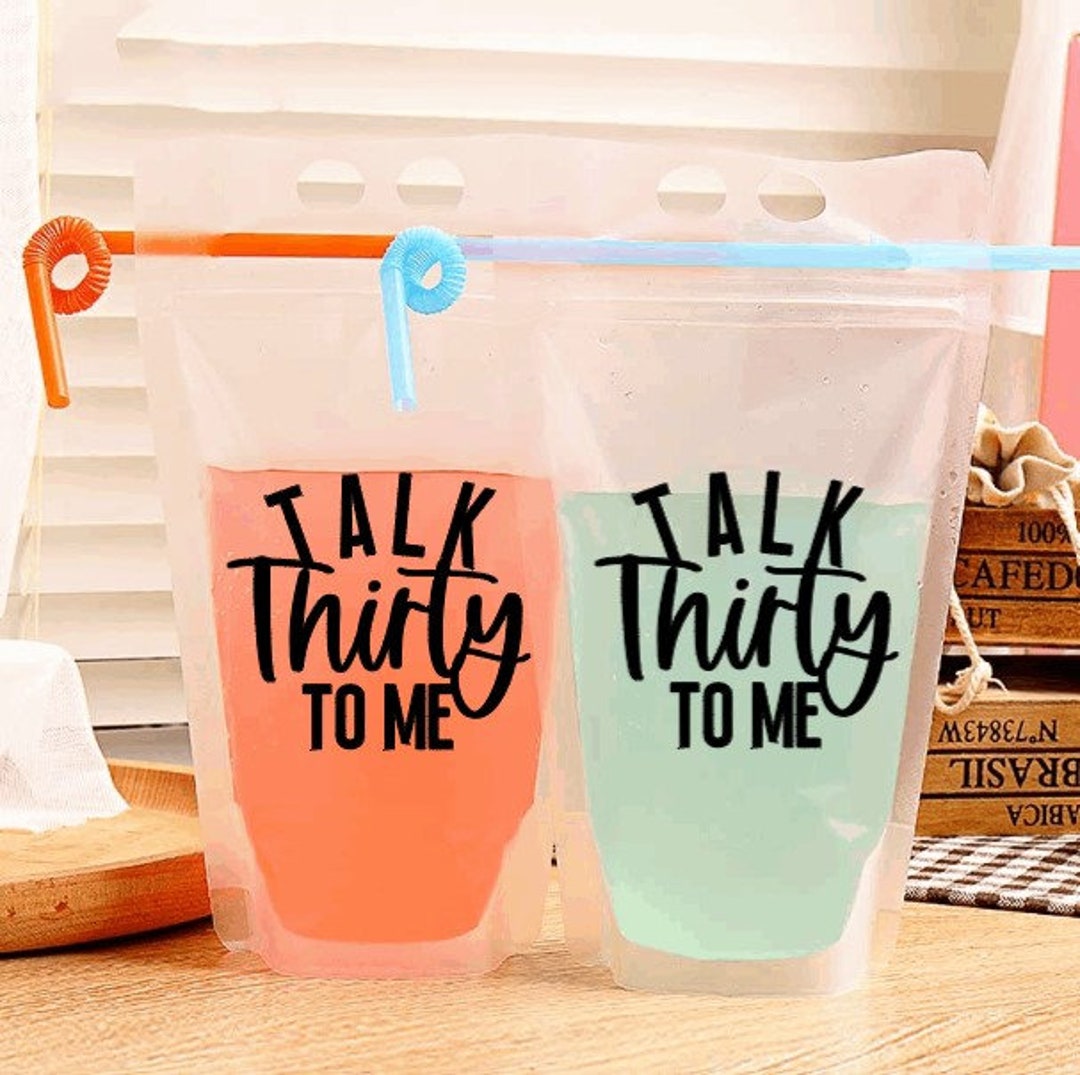 Talk Thirty to Me Drink Pouch Adult Capri Sun Etsy