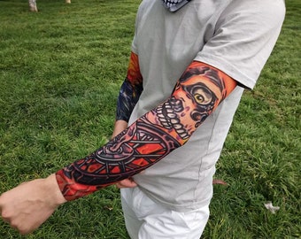 Leafy Skin Decals  temporary sleeve tattoos