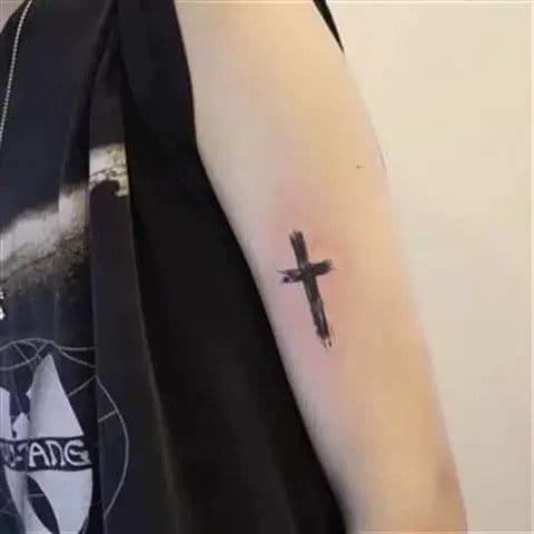 Ornate Cross Tattoo Design