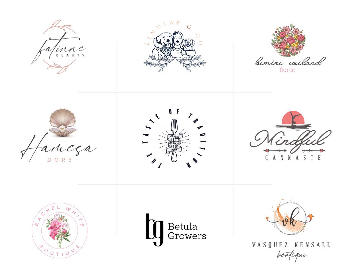 Branding Package Custom Logo Design Branding Package Etsy