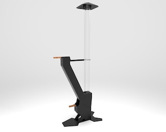 Pellet Torch - Fire Tube - Patio Heater - Plasma, Laser Design - DXF DWG Files for CNC Laser or Plasma Cutter