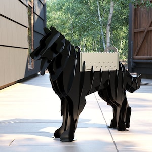 German Shepherd Dog BBQ - Fire Pit - Animal - DXF Files for Laser or Plasma Cutter