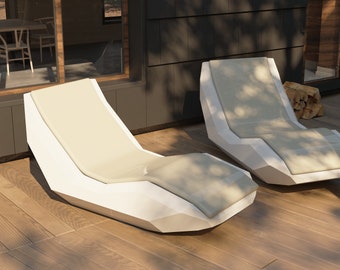 Sun Lounger, Plasma, Laser Design - DXF, DWG, Step Files for CNC Laser or Plasma Cutter