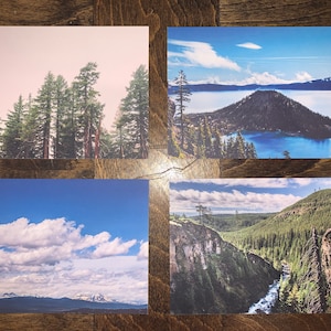 Oregon Grußkarten, pazifischer Nordwesten Postkarten, PNW Foto Geschenk, Oregon Liebhaber Geschenk, PNW Fan Geschenk, Foto Postkarte Set, Oregon Foto Postkarte