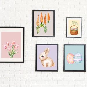 Colorful Spring Decor, Spring Wall Art, Easter Home Decor, Holiday Wall Art, Spring Digital Download, Spring Printable Decor, Flowery Decor