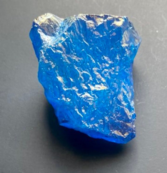 Blue Crystal Electroplated Quartz Electroplated Rocks Aura - Etsy