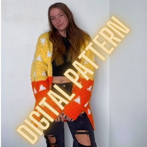 Sunset Triangle Cardigan *DIGITAL PATTERN*