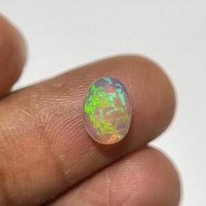Natural Ethiopian Opal Rose Cut Fancy Cabochon Loose Gemstone Fire Opal Cabochon Jewelry Wholesale Gems Pope gems 9x7x3 MM P1737