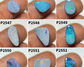 100% Natural Australian Opal Smooth Fancy Shape Loose Gemstone, Fire Opal Cabochons, Semi Precious Stone Jewlery, WholesaleGems, Popegems
