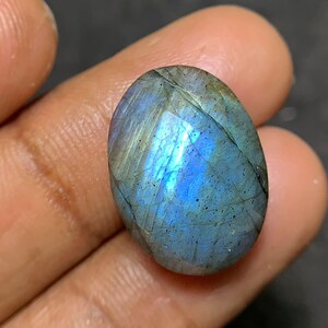 Labradorite blu naturale al 100%, taglio a rosa, ovale, cabochon, pietra preziosa sfusa, creazione di gioielli in labradorite, gemme all&#39;ingrosso PopeGems 20x15x8 mm P1682