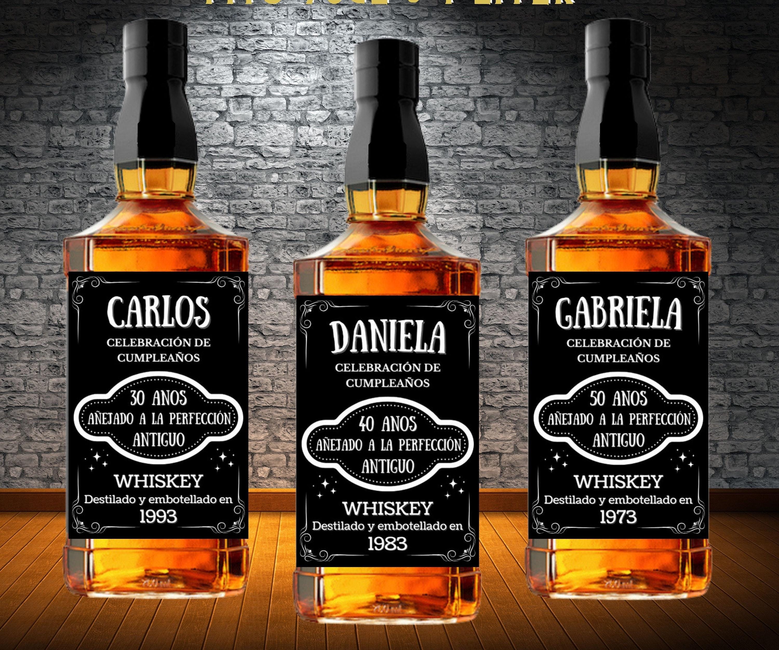Etichetta Personalizzata Stampabile Per Bottiglie Di Whisky Da 50 Ml, 500 Ml, 700 Ml E 1 L, Regali Di Compleanno Per Lui, Regali Di Whisky Per Lei, Bomboniere Per Gli Ospiti - Italia - Foto 6