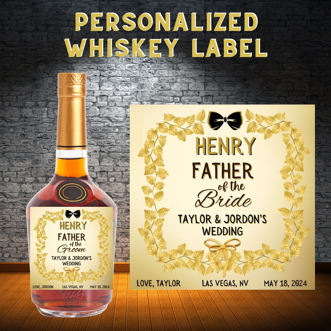 Custom Scotch Label We Edit-you Print, Printable Custom Whiskey Label, Personalized Gift ...
