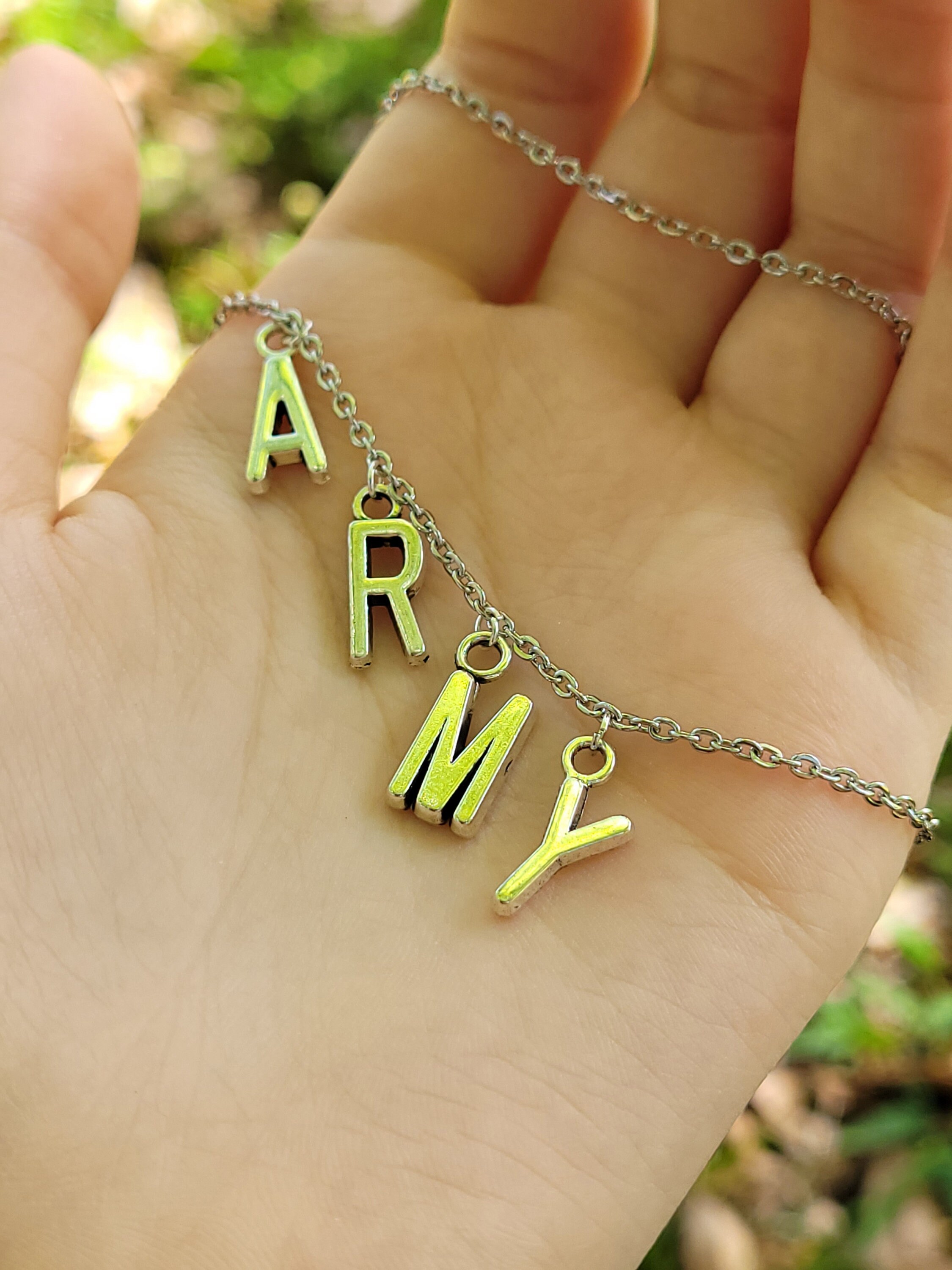 Bts army shop necklace
