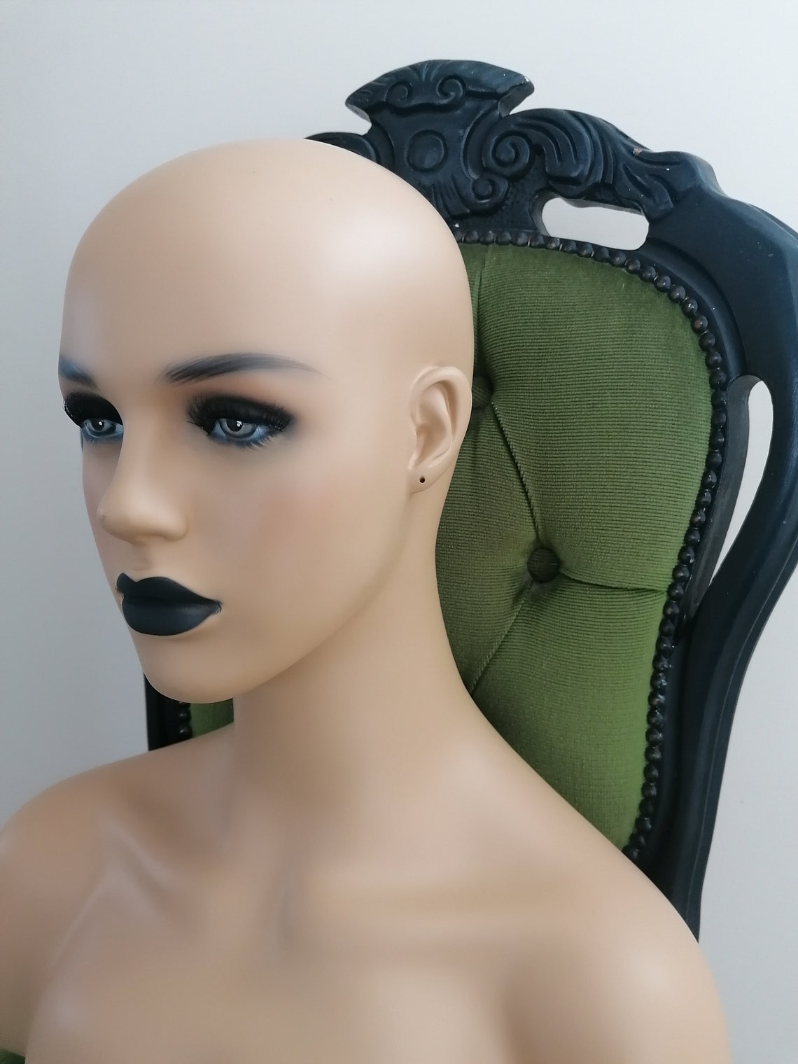 Realistic wig mannequin head Etsy