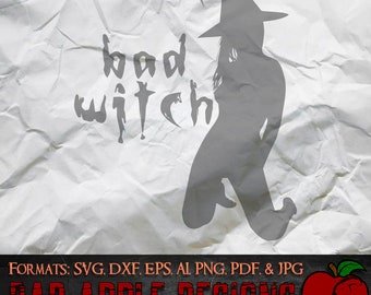Bad Witch 1 - High resolution svg, AI, png and MORE!