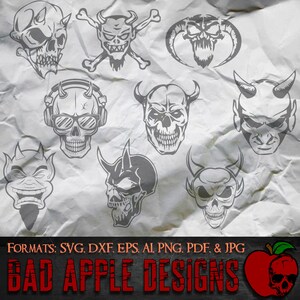 Devil Demon Bundle 4 - High resolution svg, AI, png and MORE!